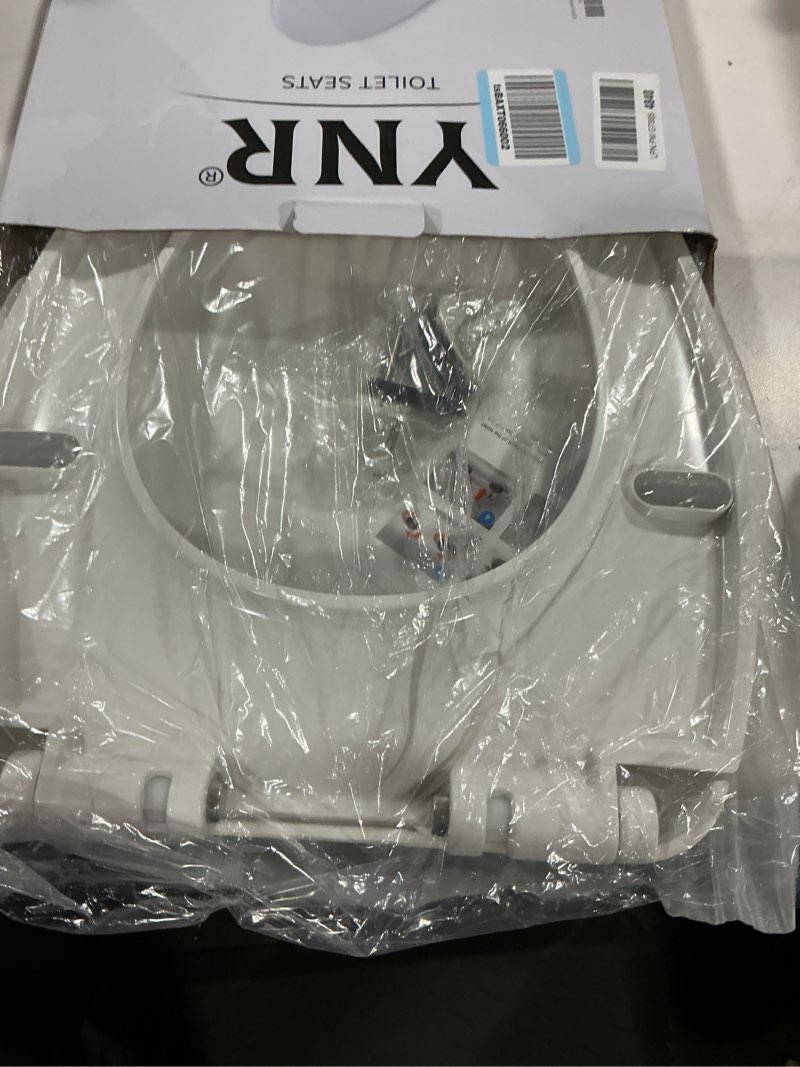 Condition photo showing Good Condition for ynr toilet seat with slow close hinges, standard elongated toilet seat with non-slip seat bumpers, easy to install & clean, heavy duty pp material, fits all toilet brands (y6)