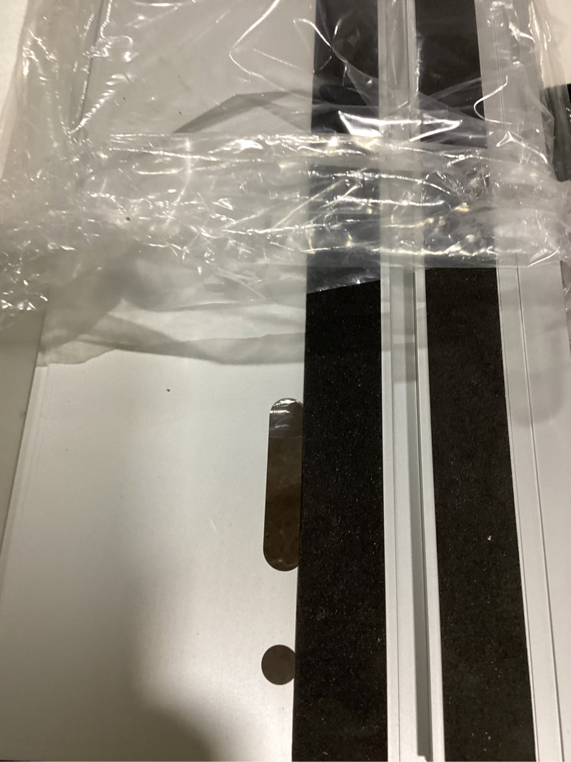 Condition photo showing New/Like New for Adjustable Wheelchair Ramp 7FT Telescoping Portable Wheelchair Ramps for Steps Ramps for Wheelchair for Home with Storage Bag Aluminum Non-Skid Ramps 84" L x 7.4" W 600lbs Capacity (2 Pack) KLUS-WR01A 4 to 7 FT