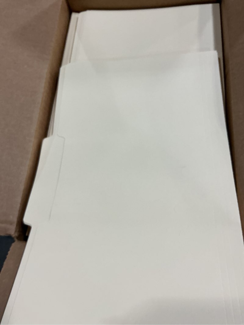 Condition photo showing New/Like New for amazon basics sturdy manila file folders, 1/3 tabs in assorted positions for filing, legal size, 8.5 x 14 inch - pack of 100 manila legal