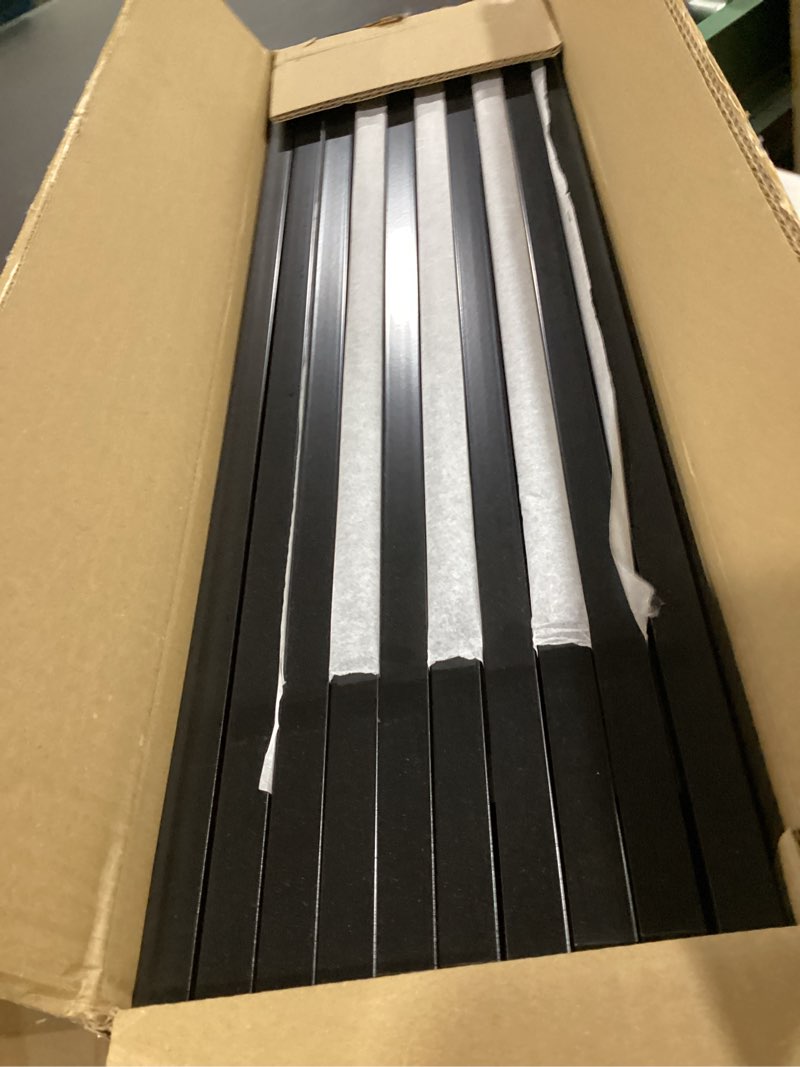 Condition photo showing New/Like New for deckorators 26 in. satin black aluminum estate baluster contractor pack (100-pack) 26" estate black