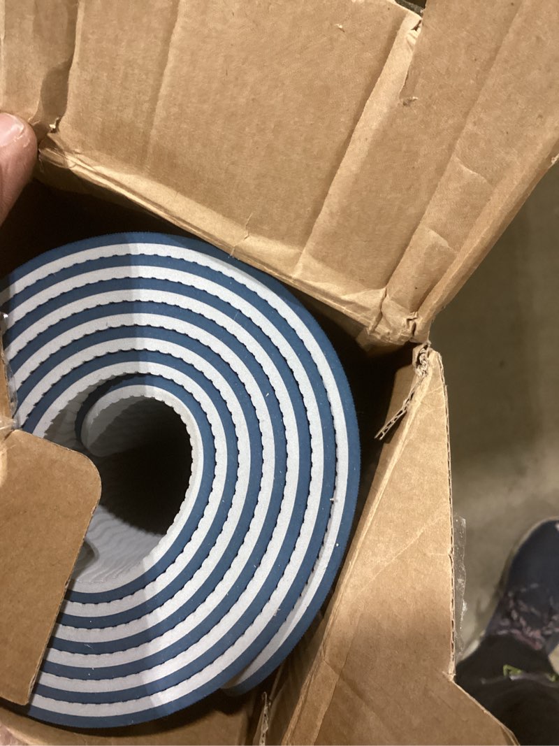 Condition photo showing Good Condition for Extra Wide Yoga Mat for Men Women (72"L x 36"W) Non Slip Fitness & Exercise Mat with Alignment Marks for Yoga, Pilates, Floor Workouts