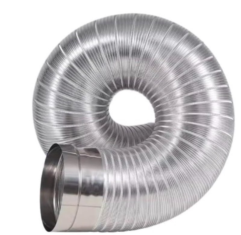  Similar 1Meter Inner 60/80/100/110/120/150mm Aluminum Foil Ventilation Pipe Scalable Smoke Tube Kitchen Outlet Bathroom Exhaust Fan Hose Satisfied(ID 120mm)