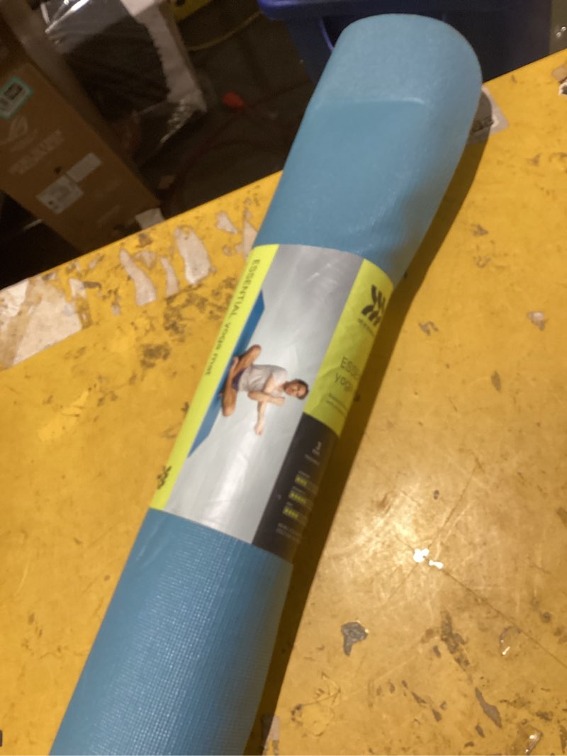 Condition photo showing As Is for yoga mat blue (3mm) - all in motion™