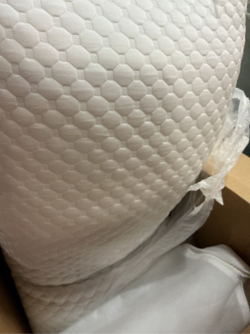 Condition photo showing Good Condition for Cooling Pillows King Size Set of 2, Memory Foam Pillows with Zipper, Firm Bed Pillows Adjustable for Hot Side Back Stomach Sleepers White King(Pack of 2)