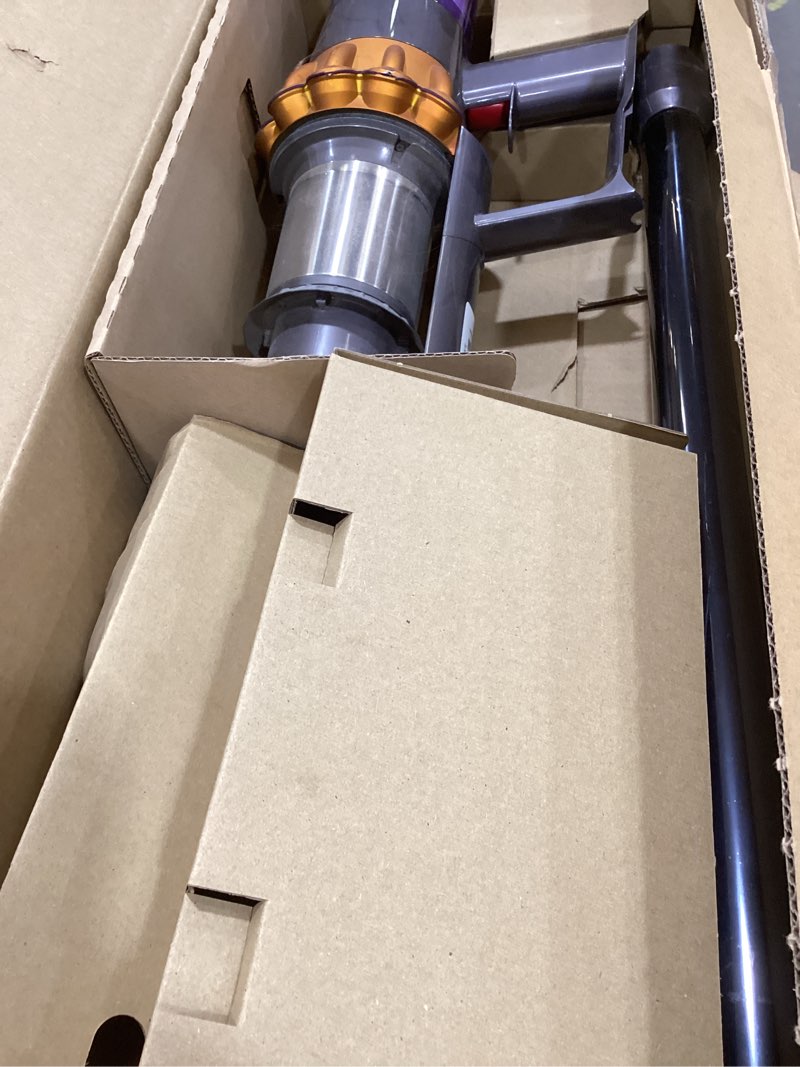 Condition photo showing As Is for dyson v11 origin cordless vacuum, 185aw, 3 power modes, up to 60 minutes,² deep cleans hard floors and carpets, detangles pet hair, converts to handheld