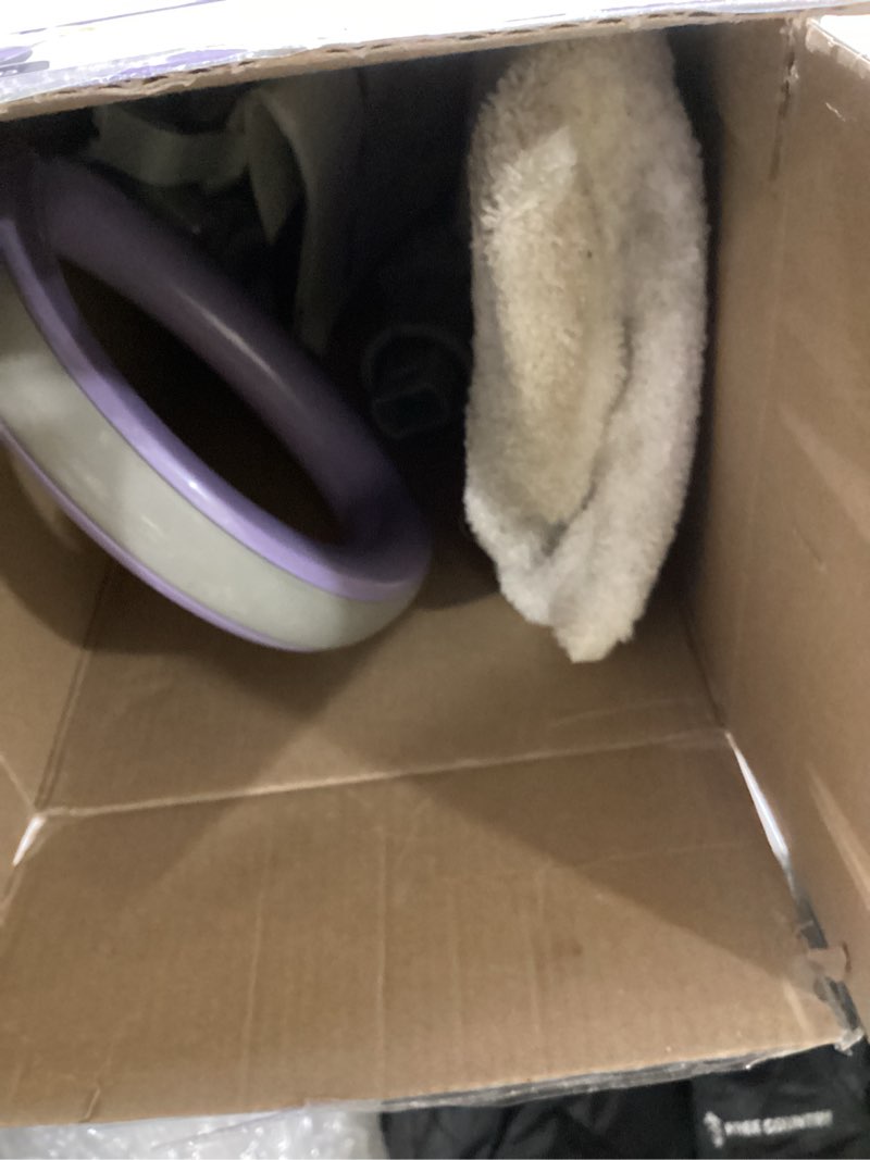 Condition photo showing As Is for shark steam pocket mop with 2 washable double-sided pads, steam sanitization, swivel steering, lightweight, steam cleaner for sealed hard floors, hardwood, marble, tile, purple, s3501 steam pocket essentials