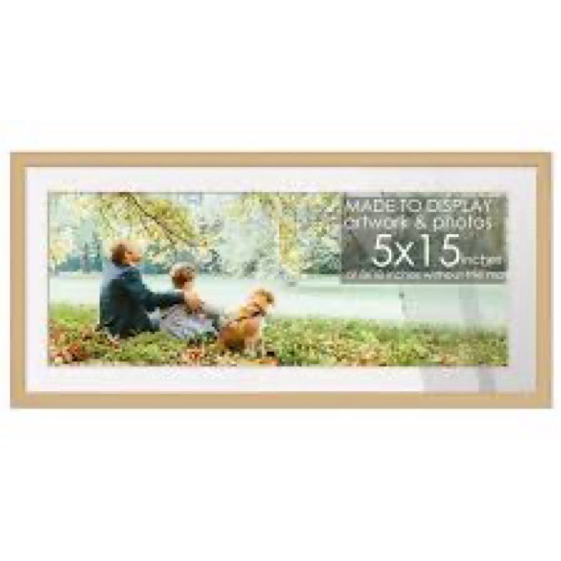 13 x 40 Frame - Single Frame, Poster Frame for Artwork, Puzzles, Photos and Movie Posters Picture Frames, Perfect Christmas Frame 