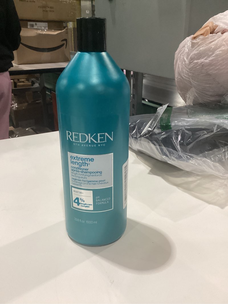 Condition photo showing New/Like New for Redken Extreme Length Conditioner | Infused With Biotin and Castor Oil | For Hair Growth | Fortifies, Strengthens & Conditions Hair