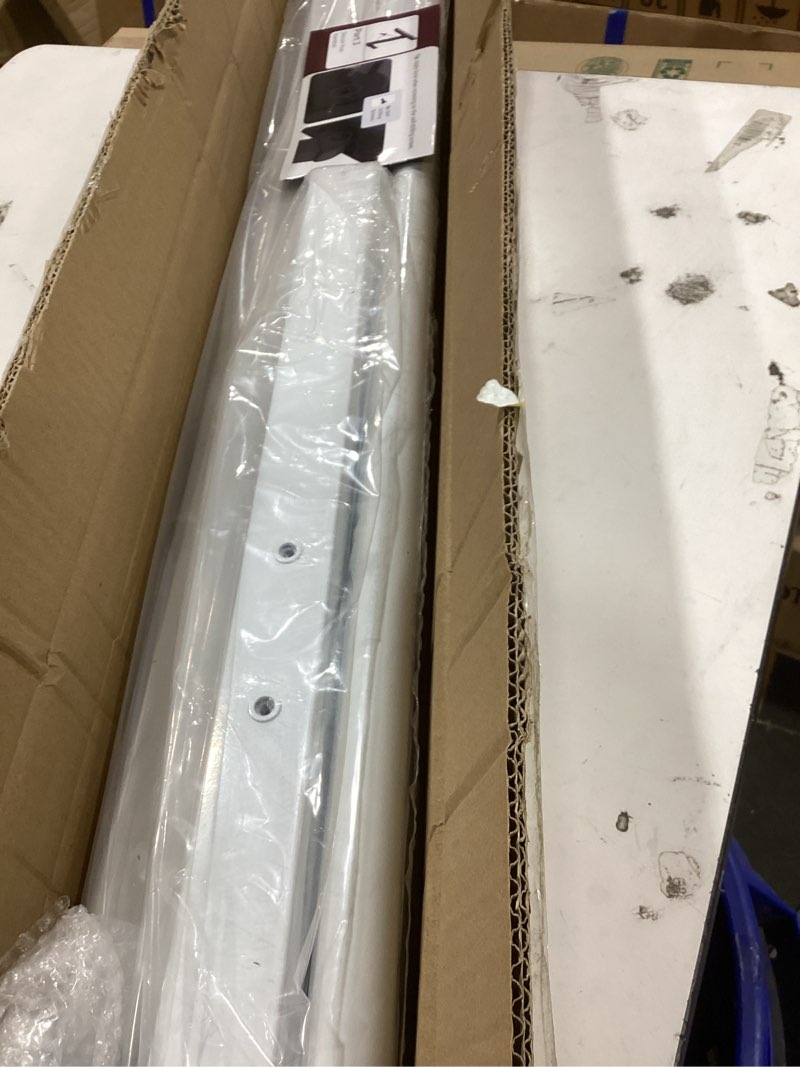 Condition photo showing Good Condition for metty metal hand rails for outdoor steps?3 steps stair handrail & indoor stair railing kit?railings for outdoor steps for fence & outdoor steps white-straight 3 step 1