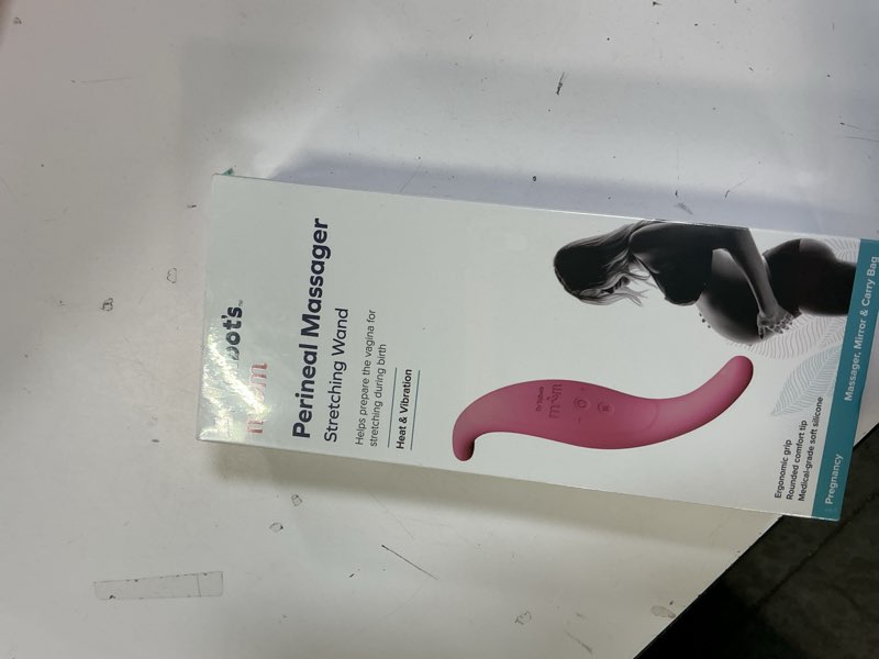 Condition photo showing New/Like New for Dr. Talbot's Mom Perineal Massager for Pregnancy and Labor Prep - Adjustable Heat and Vibration Modes - Includes Mirror, Travel Bag, and USB Cord