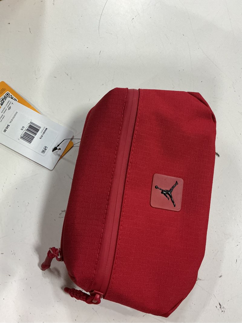 Condition photo showing New/Like New for nike air jordan cordura franchise (2l) cross body bag gym red ma0901-r78