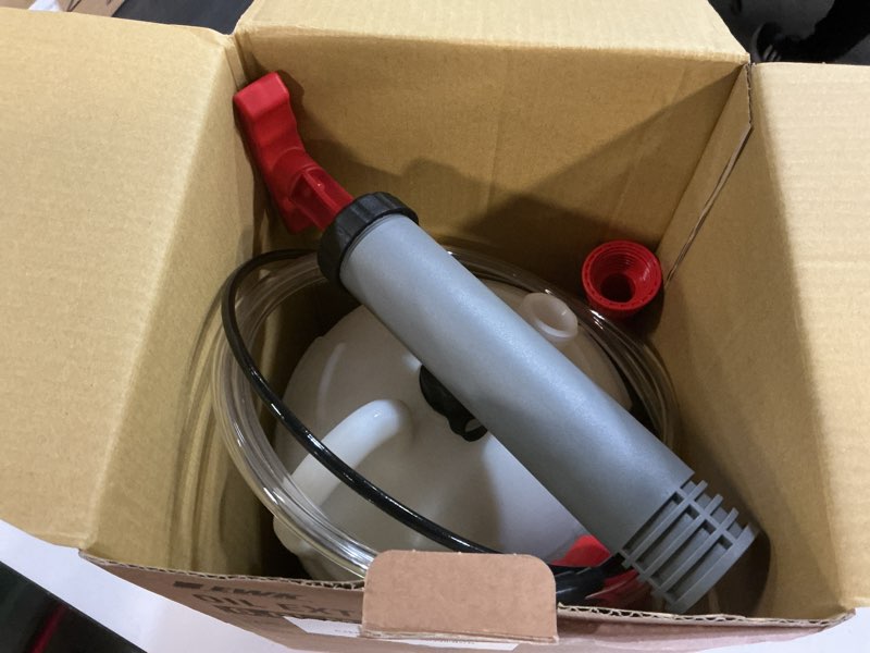 Condition photo showing Good Condition for ewk 6l vacuum oil extractor pump, portable fluid extractor oil change pump for automotive, marine boat, jet ski, fast oil change & quick drain fluid transfer pump