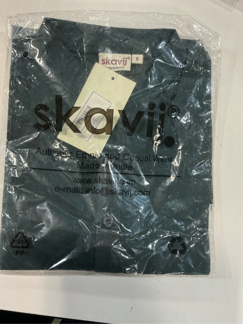 Condition photo showing New/Like New for skavij men’s pure cotton short kurta with chest pocket - solid eid & ramadan ethnic tunic size s