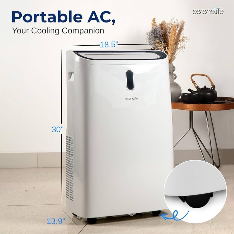 serenelife portable air conditioner slpac240w