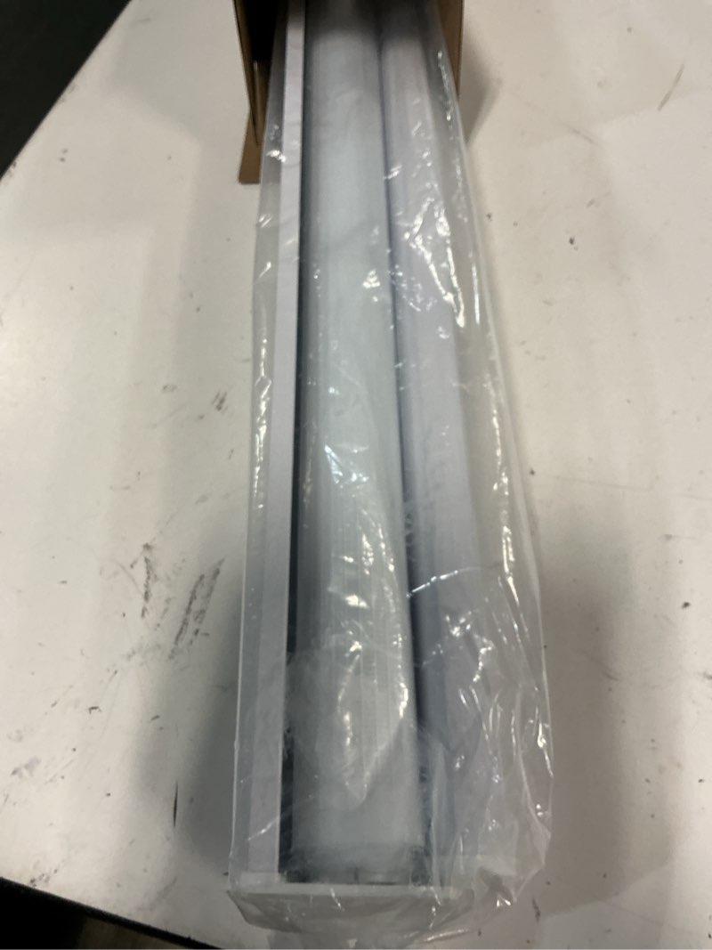 Condition photo showing Good Condition for joydeco cordless zebra blinds (pro), dual layer light control zebra blinds for windows, light-proof aluminum cover, free-stop roller shades for home & office (white,34" w x 75" h) white 34"w x 75"h