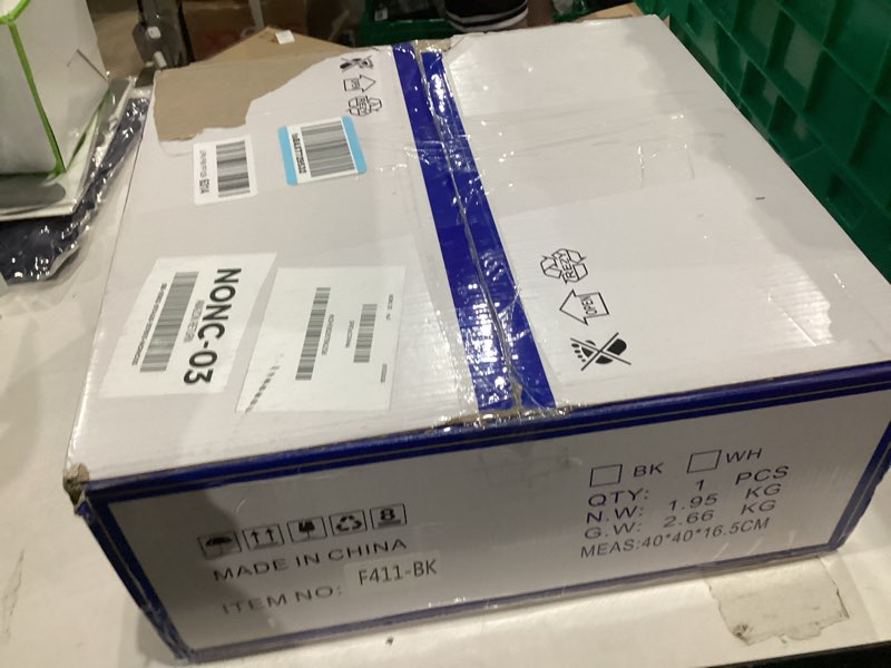 Condition photo showing New/Like New for REDSTAR 15" Caged Ceiling Fans with Lights and Remote Flush Mount, White Round Industrial Ceiling Fan Light Fixture, Small Bladeless Ceiling Fan for Bedroom, Kitchen, Indoor