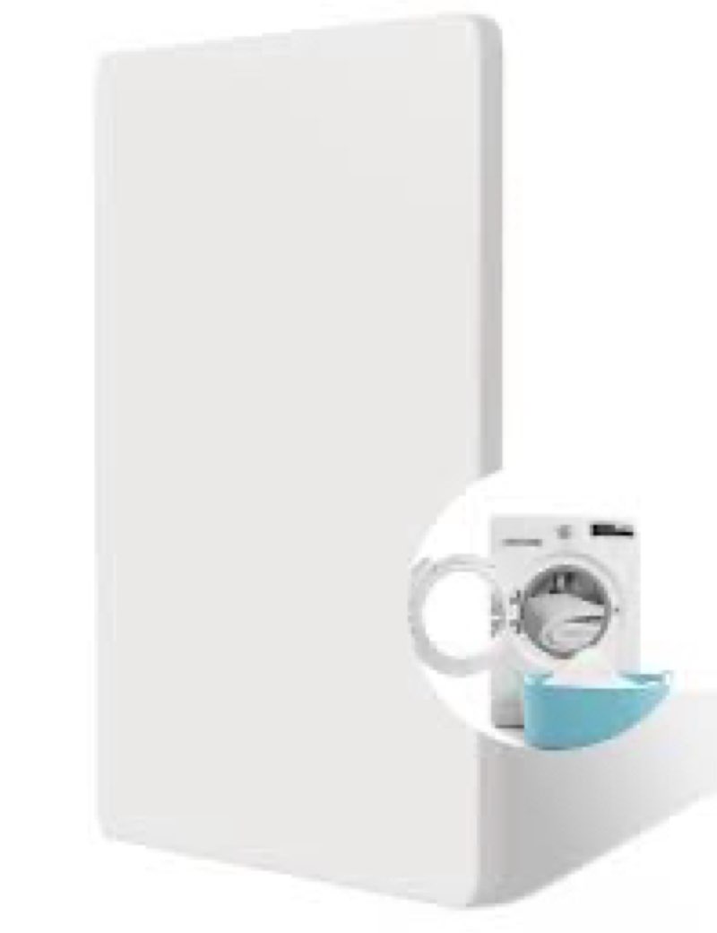 BABELIO Crib Mattress Topper, 100% Machine Washable Breathable Silicone Foam Toddler Mattress Topper