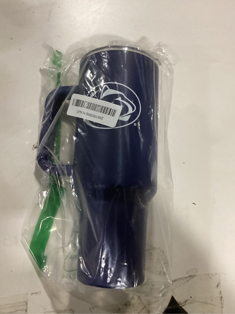 logo brands ncaa penn state nittany lions 40 oz tumbler with handle -powder coated-stainless steel w