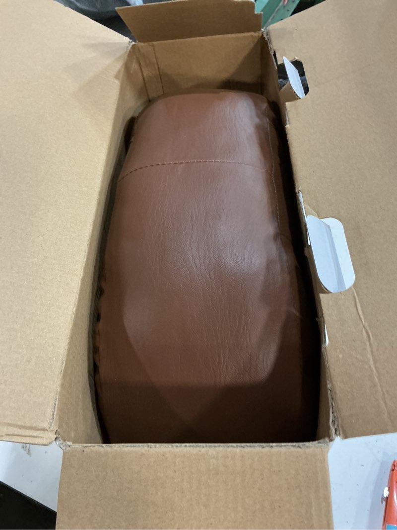 Condition photo showing Good Condition for youfi leather seat cushion extra-thick booster for office chair to rise height - full filling for support - with breathable cover, handle and buckle - relieves back pain – 18"x16"x6" (brown)