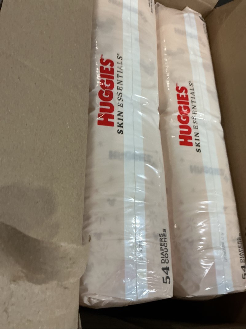 Condition photo showing New/Like New for Huggies Size 6 Diapers, Skin Essentials Baby Diapers, Size 6 (35+ lbs), 108 Count (2 Packs of 54), Packaging May Vary Size 6 108