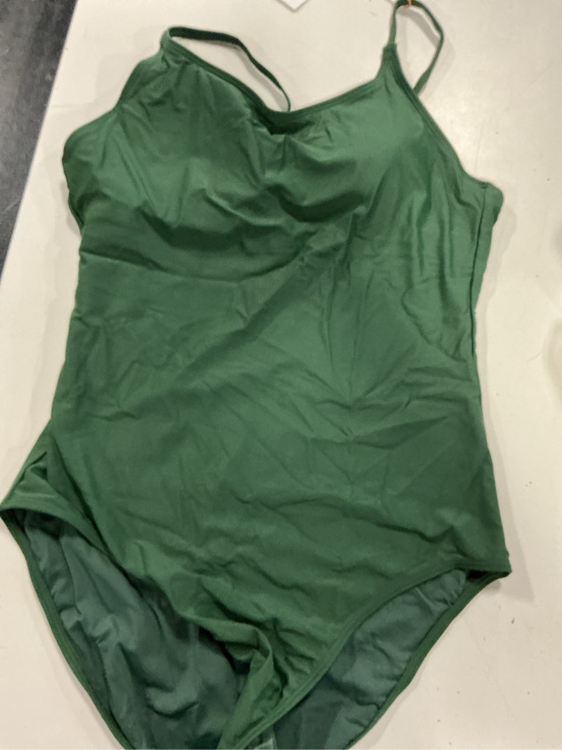 Condition photo showing Good Condition for italian cami one-piece swimsuit, l, palm