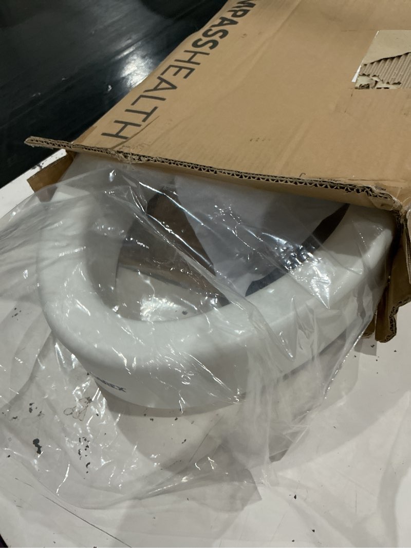 Condition photo showing Good Condition for carex toilet seat elevator, elongated, white