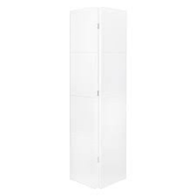 White Primed Smooth Semi-Solid Wood Core Destino Flush Flat Bifold Door With Grooves