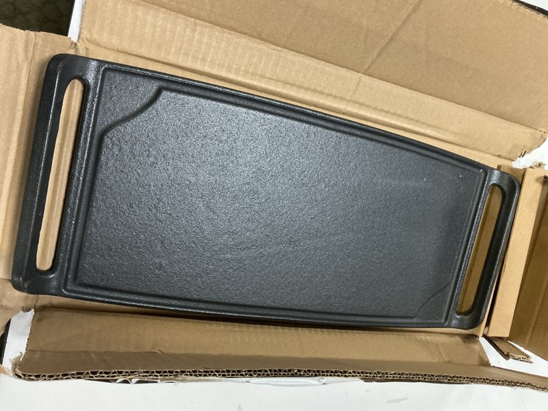 Condition photo showing Good Condition for Upgraded AEB72914211 AEB72914208 Griddle Replacement for LG Stove Parts Cast Iron Griddle Plate AEB72914204 LG Gas Range Griddle Plate Stove Top Cooktop Burner Griddle Pan Flat Top Pan