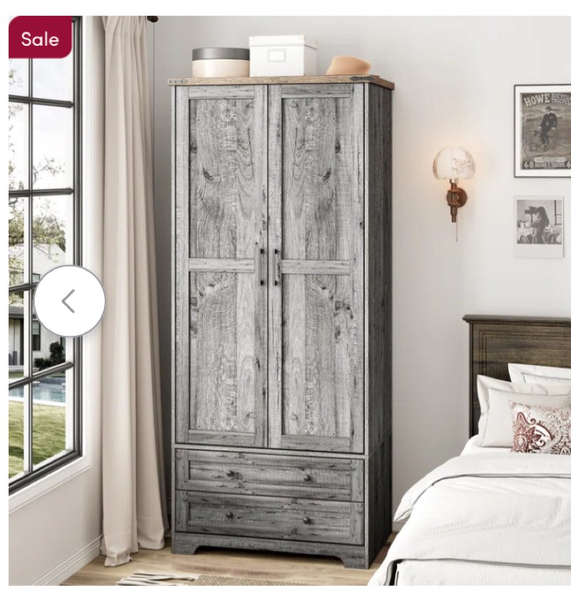 american country vintage armoire