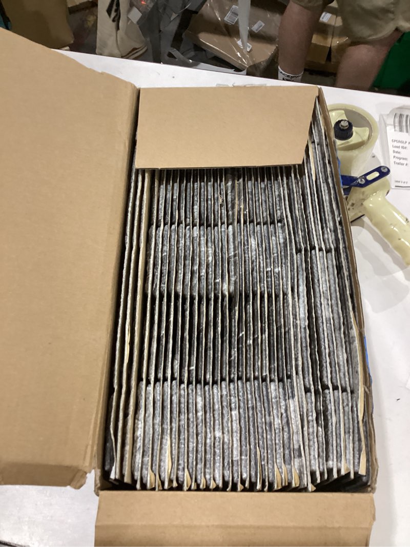 Condition photo showing As Is for Tinlade 30 Pcs 28.81 Sq ft 3D Wall Panels Peel and Stick Foam Brick Wallpaper Printable Faux Brick Wall Panels Decorative Self Adhesive Tiles Waterproof(Rock Black)