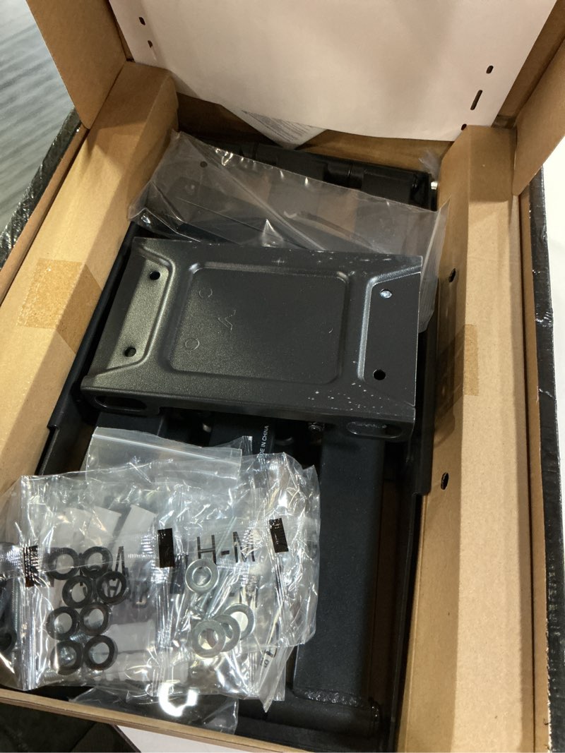 Condition photo showing As Is for montek heavy duty tv wall mount for 37-90 inch tv up to 165lbs, 4x load tested, full motion with dual articulating arms, tool-free tilt, swivel & extend, vesa 200x100 to 600x400, fits 12“/16" studs 37-90" full motion tv wall mount