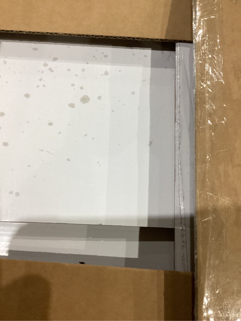 Condition photo showing As Is for 1800W 5 Liters/21 Cups Large Electric Deep Fryer with 3 Frying Baskets, Adjustable Temperature,View Window Lid,Countertop Stainless Steel Body Deep Fryer Pot,Perfect for Kitchen, Fry Fish for Home Use Black