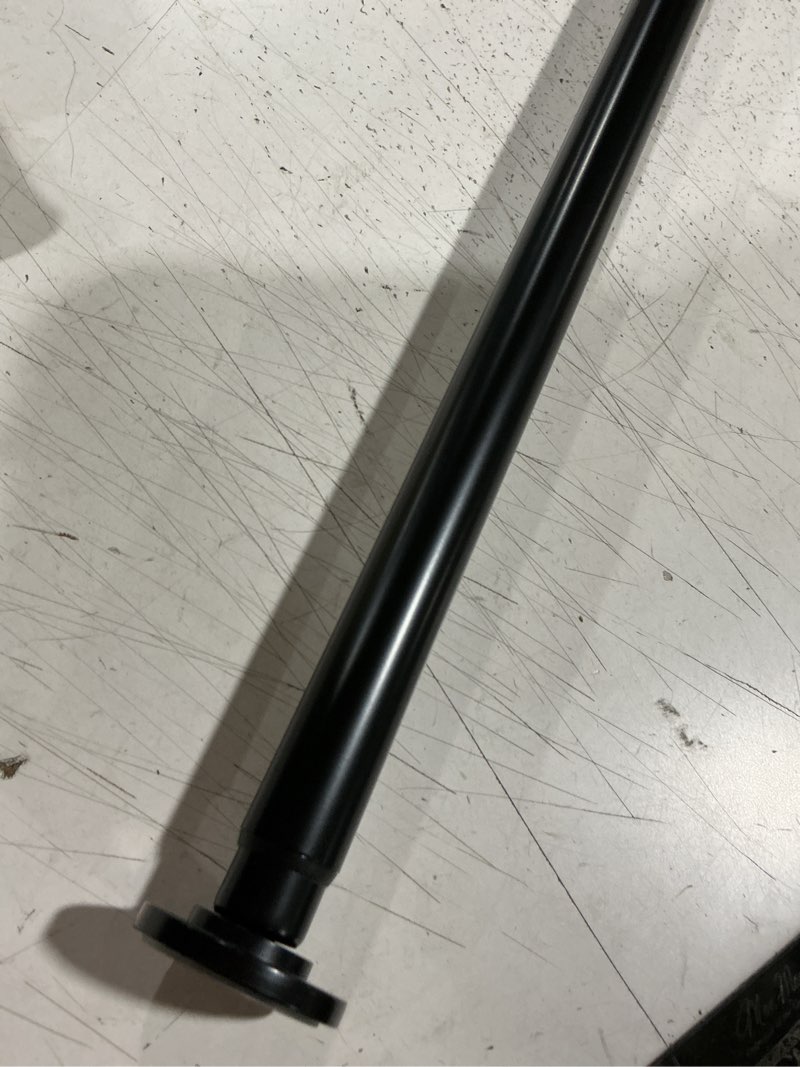 Condition photo showing Good Condition for ivilon tension curtain rod - spring tension rod for windows or shower, 54 to 90 inch. black 54" to 90" black