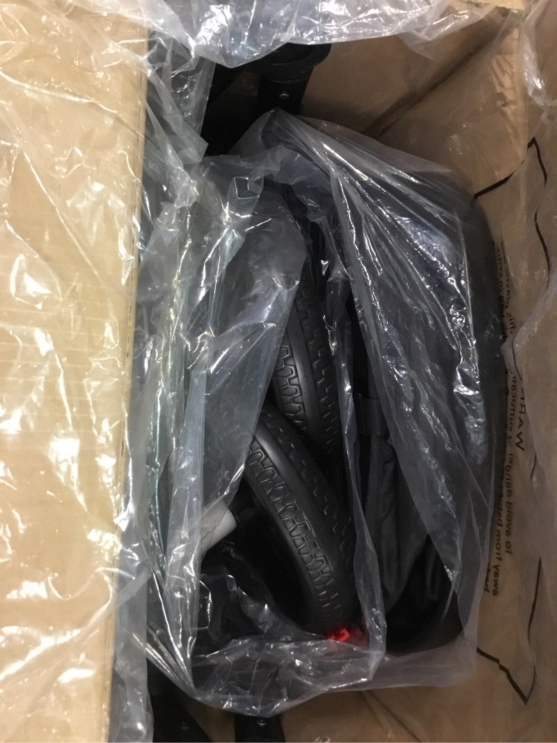 Condition photo showing Good Condition for Baby Stroller, 2-in-1 Reversible Toddler Seat with Lie-Flat Mode, Foldable Infant Stroller with Canopy, One Button Brake, Adjustable Handle, Newborn Pushchair (Black B) Black-B