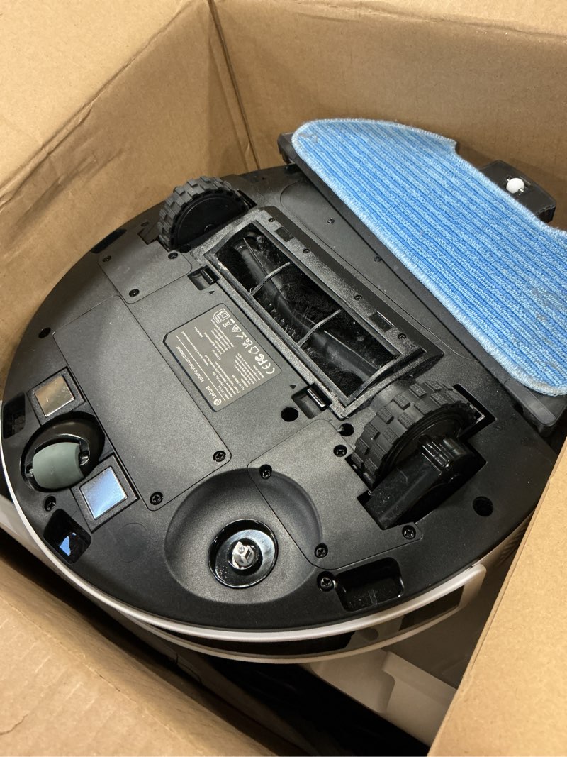 Condition photo showing As Is for Lefant LiDAR Robot Vacuum and Mop,45-Day Self-Emptying,6000Pa Powerful Suction,Customized Cleaning,Home Mapping,140 Min Runtime,Roller Brush for Carpet,2.4G/5G WiFi/Alexa/APP/iWatch,M2 Plus M2 PLUS-W