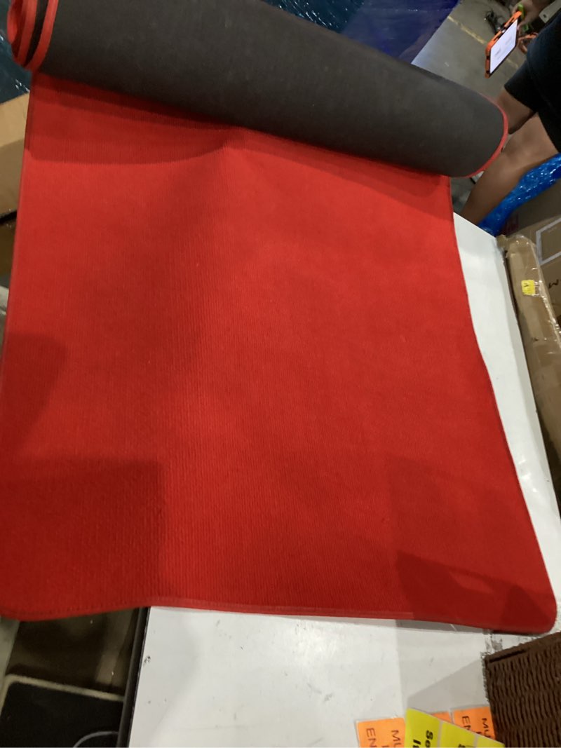 Condition photo showing As Is for standard ceremonial red carpet, large