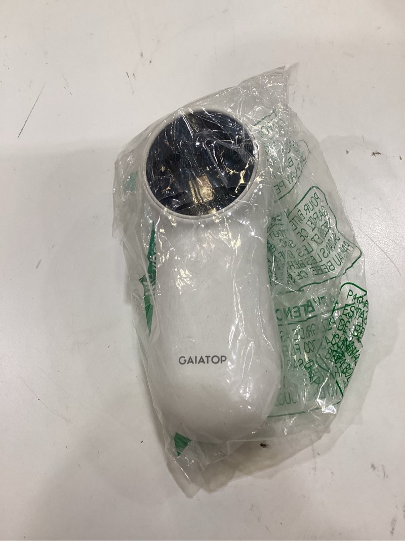 Condition photo showing New/Like New for gaiatop fabric shaver rechargeable lint remover 3 speeds sweater defuzzer, cute digital screen large storage 6-leaf blades, fuzz pills bobbles trimmer for clothes furniture bedclothes white 1 pcs