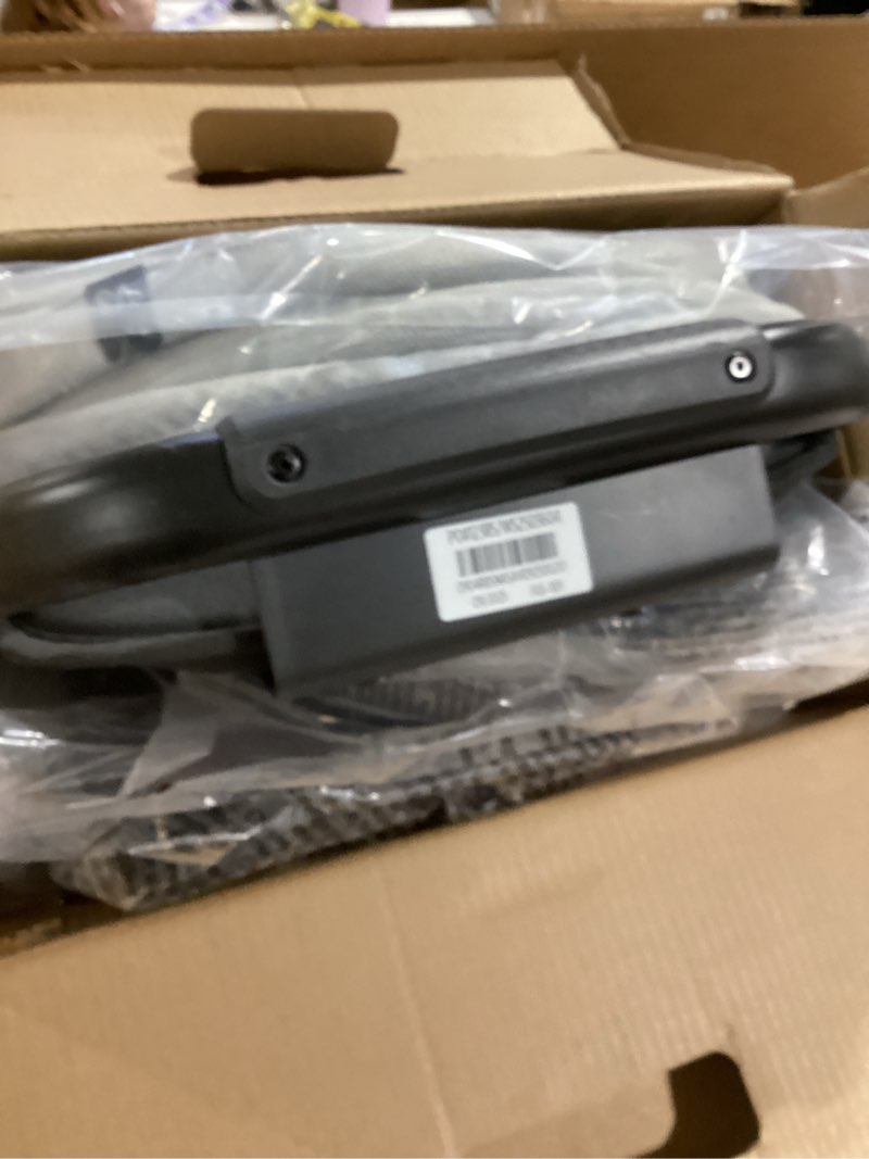 Condition photo showing Good Condition for uppababy rumbleseat v3 second lower seat - compatible with vista v2 and vista v3 - all-weather seat + magnetic buckle – adapters included - savannah (pearl gray jacquard/carbon frame/chestnut leather)