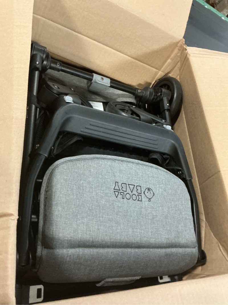 Condition photo showing Good Condition for lightweight travel stroller for baby & toddlers - easy fold & compact stroller with canopy, storage basket, multi-position recline & convenient one-hand fold (grey)