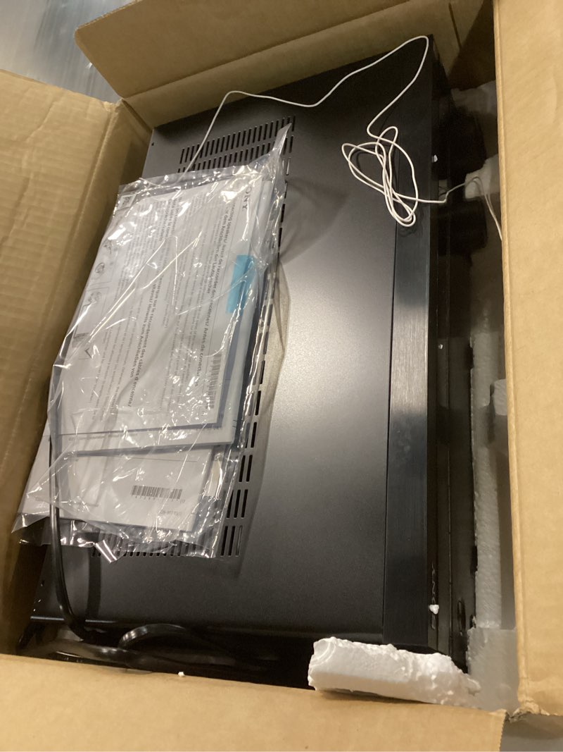 Condition photo showing As Is for Sony STRDH190 2-ch Home Stereo Receiver with Phono Inputs & Bluetooth Black Stereo Receiver Receiver