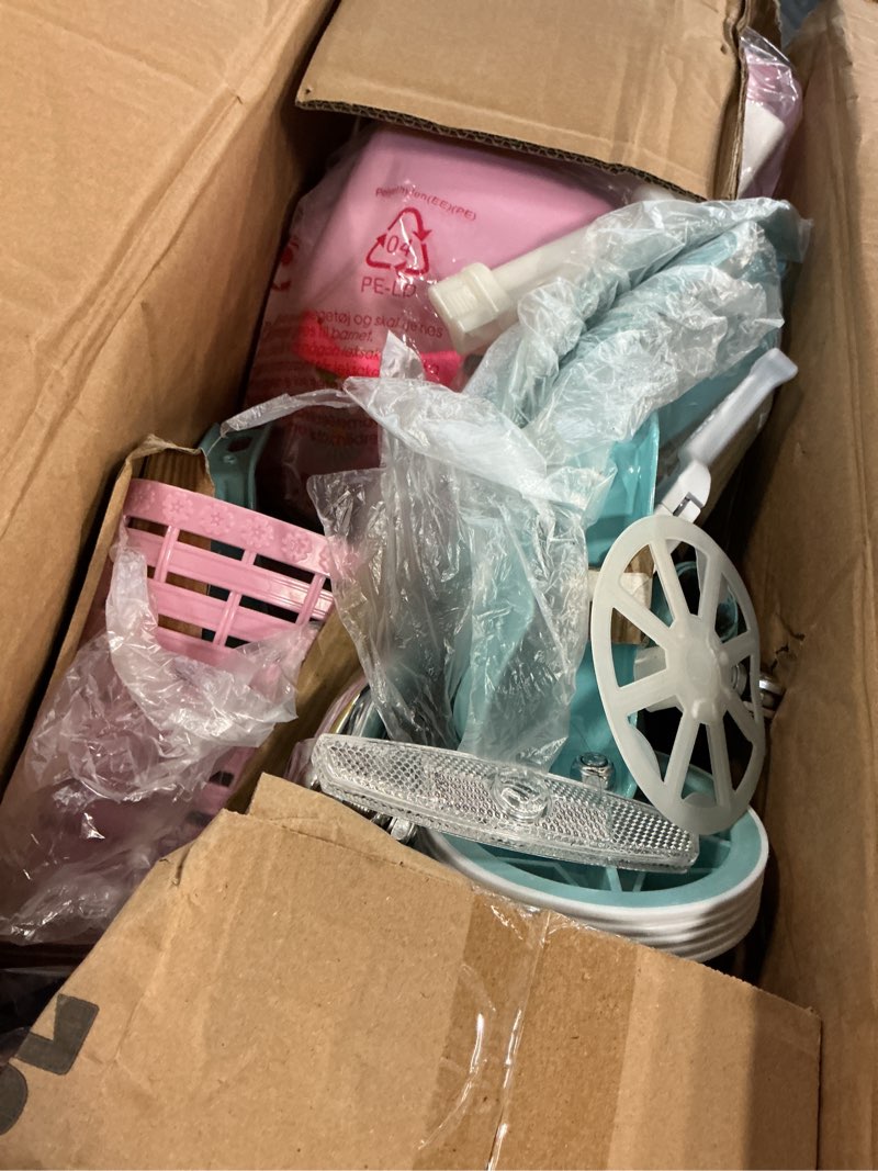 Condition photo showing Good Condition for joystar little daisy kids bike for girls boys ages 2-10 years, 12 14 16 20 inch girls bikes with doll bike seat & streamers, boys bike with flag & number plate, multiple colors littledaisy-blue 12 inch with training wheels