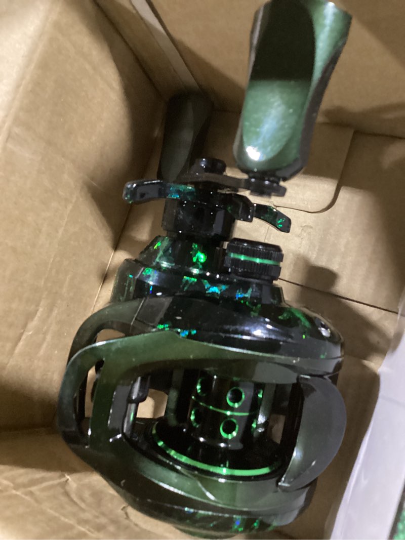 Condition photo showing New/Like New for Fishing Baitcasting Reel, Baitcaster Fishing Reels with 18+1BB Stainless Steel Ball Bearings,Magnetic Braking System for Fishing Saltwater Freshwater, Available in 7.2:1 Right-7.2:1