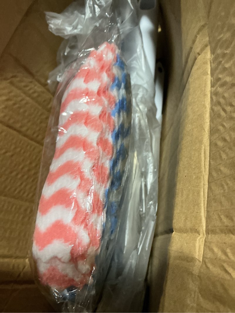 Condition photo showing Good Condition for snap grip mini mop, cloth changing mini mop, with 10 reusable cloths, stainless steel, one-click replacement design, for multi cleaning 32.7in/83cm