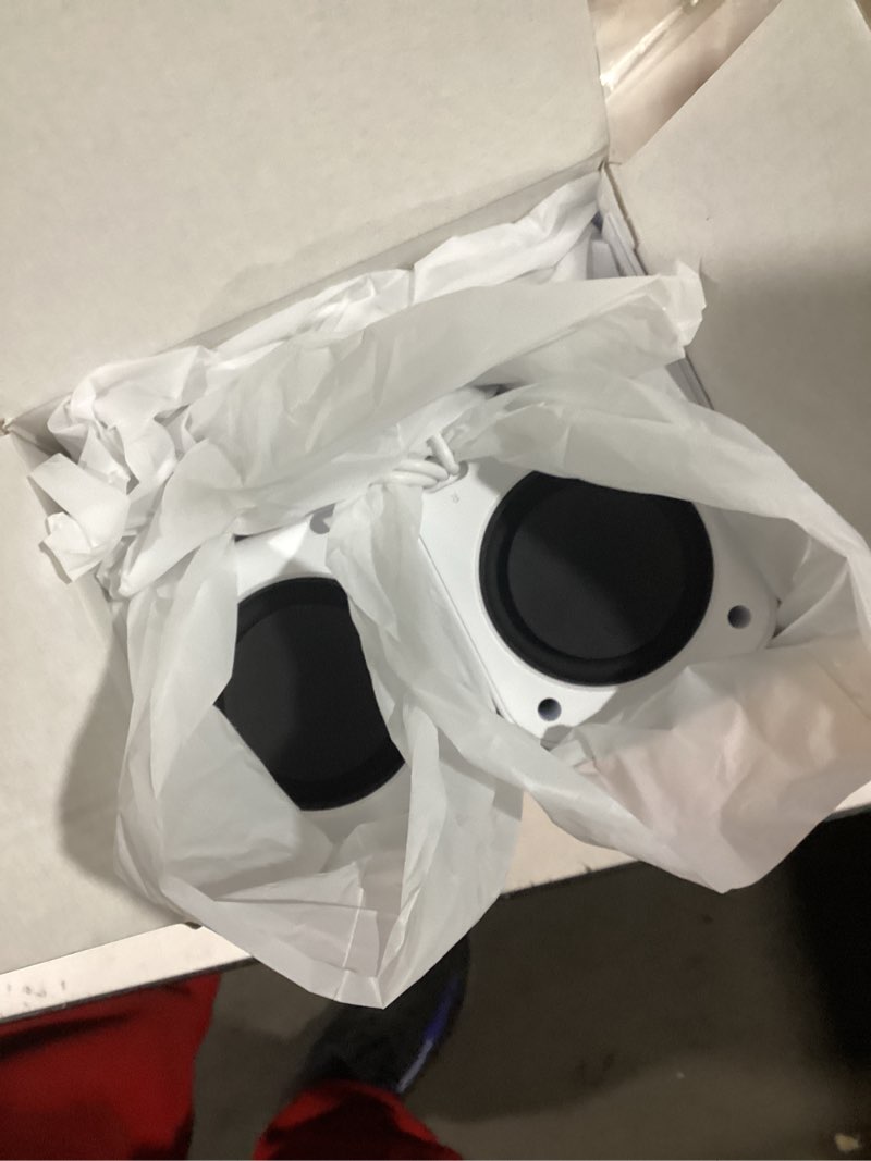 Condition photo showing Good Condition for Speaker - 14W Stereo PC Speakers, USB Powered, Compact Size with 30° Tilt Design, Volume Dial Control, for Desktop, Laptop, Monitor, Gaming Consoles, White