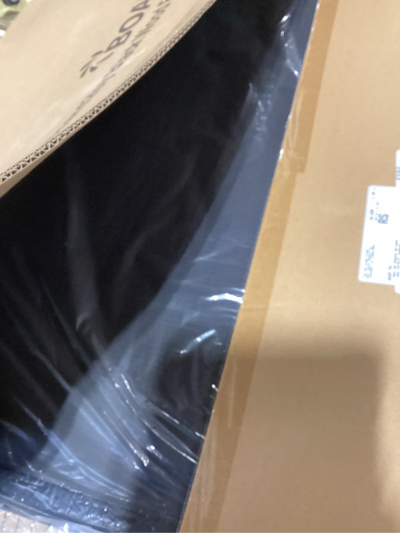 Condition photo showing New/Like New for Board2by Extra Large Cork Bulletin Board 60" X 36", Foldable Notice Pin Board for Wall, Black Wood Framed 5'x3' Corkboard, Wall Mounted Noticeboard with 36 Push Pins for School, Home & Office