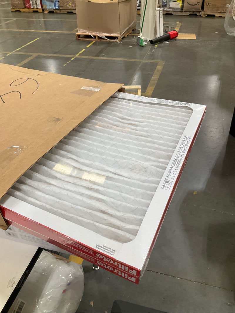 Condition photo showing Good Condition for filtrete 20x25x1 ac furnace air filter, merv 11, mpr 1000, micro allergen defense, 3-month pleated 1-inch electrostatic air cleaning filter, 2 pack (actual size 19.688 x 24.688 x 0.84 in)
