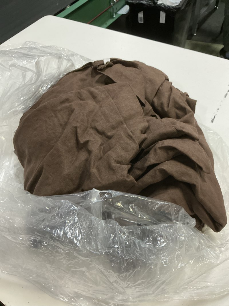 Condition photo showing Good Condition for quince 100% linen king/cal king duvet espresso