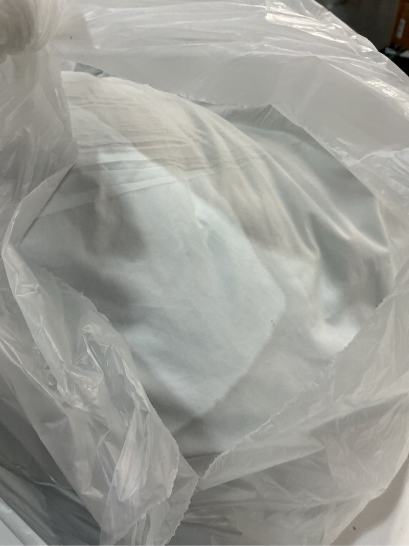 Condition photo showing As Is for BHZ Euro Throw Pillow Inserts, 22x22 Down Feather Alternative Pillow Inserts Set of 2, Decorative Soft Large Square White Throw Pillows Insert for Couch Bed Dorm Sofa with Cotton Cover White 22x22 inch (Pack of 2)