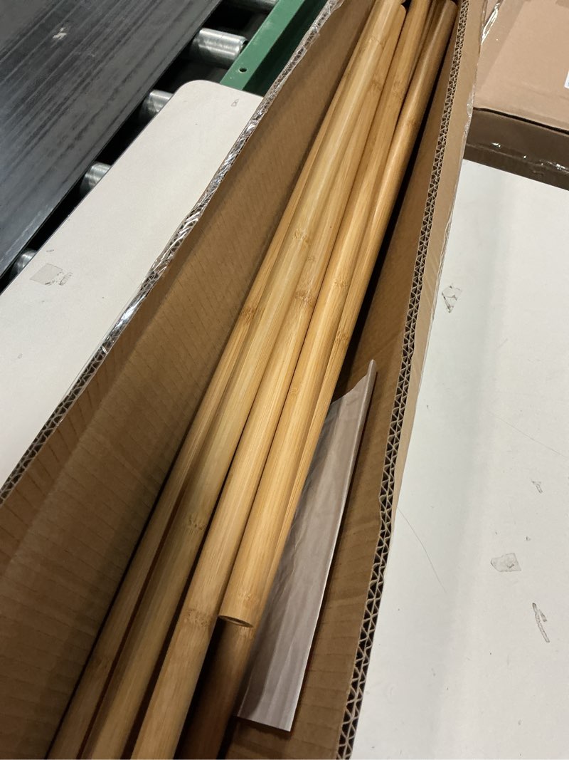 Condition photo showing Good Condition for Kids Clothing Rack with Storage Shelf, Kids Dress Up Rack, Dance Costume Garment Rack for Hanging Clothes,Garment Rack for Hanging Clothes Organizer, Bamboo (Natural)