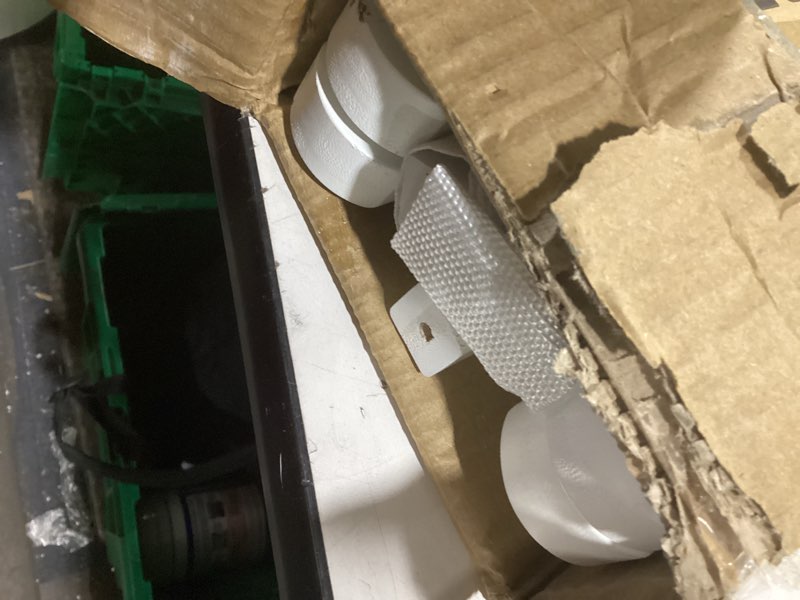 Condition photo showing Good Condition for VASMIA Luggage Rack, Folding Suitcase Stand with Storage Shelf,Bamboo Luggage Stand for Guest Room,Bedroon and Hotel,Holds up to 131 lb,Fit Most Luggage Size,White White 1